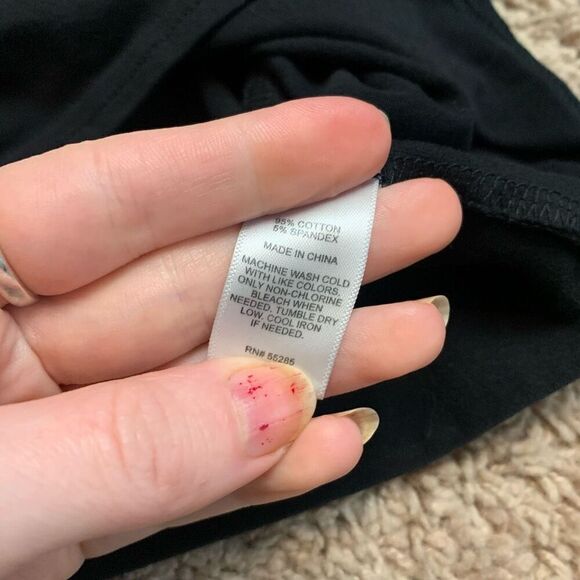 Express One Eleven Black Halter Top Cropped XS Neck Tie - Picture 3 of 3